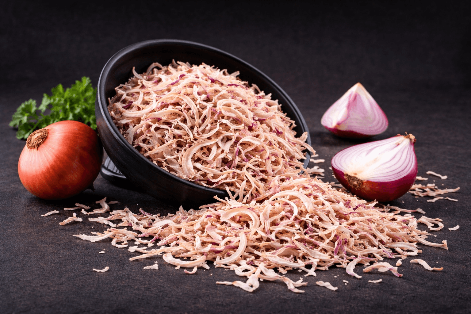 Dehydrated Pink Onion Flakes